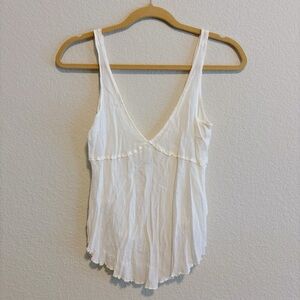 Free People Cream Camisole Top